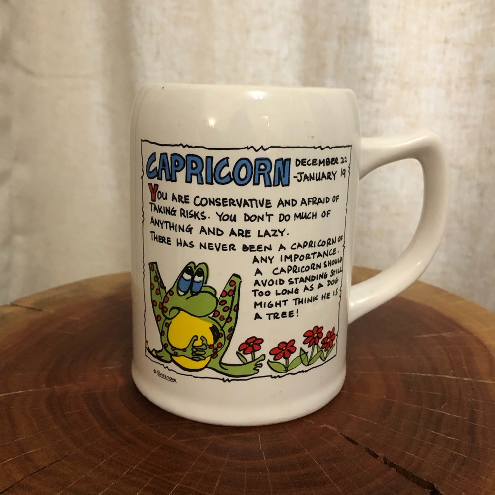 Vintage mug - Capricorn - from contenova
